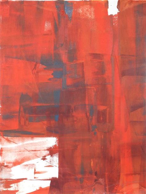 Liu Jian Abstract Monoprint By Liu Jian