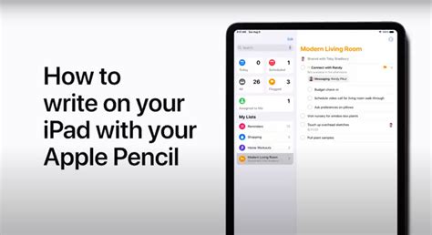 Apple návody Jak psát na iPadu pomocí Apple Pencil AppleNovinky cz