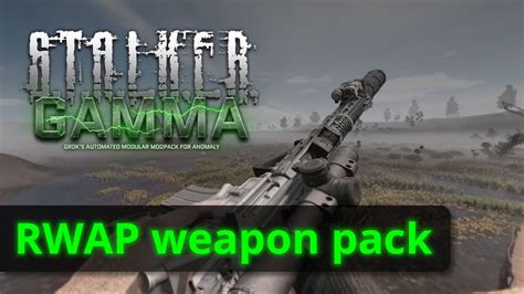 New And Massive Weapon Pack For Stalker G A M M A Youtube