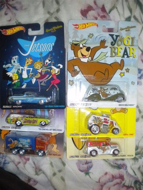 HOT WHEELS NOSTALGIA HANNA BARBERA SET OF 6 SCOOBY DOO JETSONS