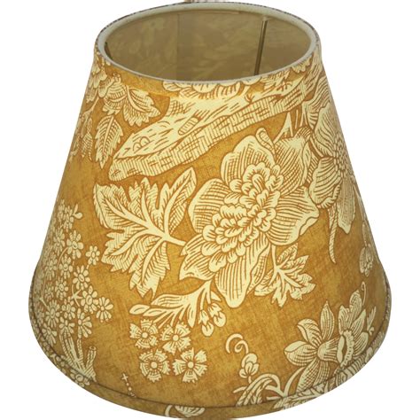 Pierre Deux La Declaration French Country Toile Lamp Shade Gold From Blacktulip On Ruby Lane