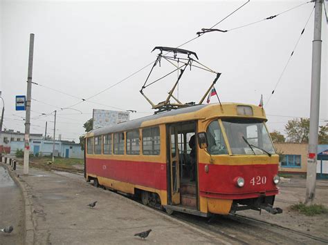 Курск, Tatra T3SU (двухдверная) № 420 — Фото — Городской электротранспорт