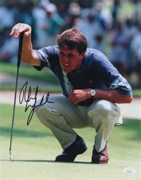 Phil Mickelson Signed 11x14 Photo Jsa Coa Pristine Auction