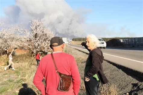 Fotos Del Incendio Que Afecta A Las Localidades De Olba Y San Agust N