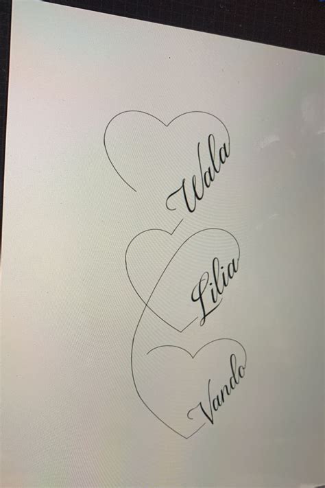 Creative Tattoo Ideas Two Hearts With Kids Names