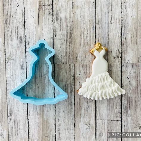 Wedding Dress Cookie Etsy