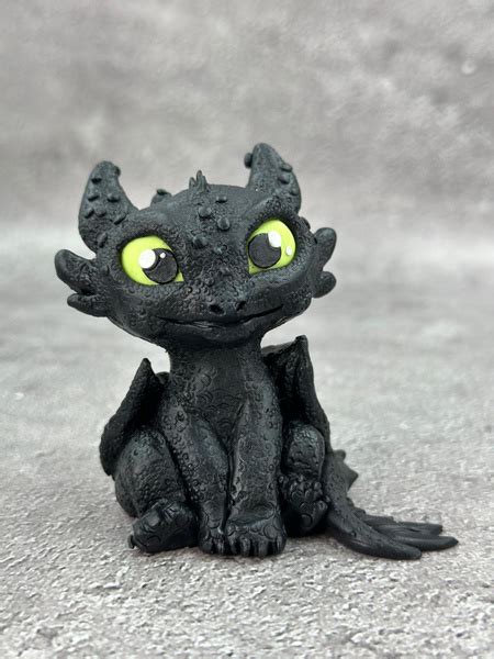 Силиконовый молд дракончик Беззубик / Форма для мыла, шоколада ...