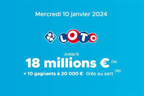 Résultat Loto FDJ le tirage du mercredi 10 janvier 2024 EN LIGNE