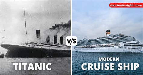 The Titanic Vs Modern Cruise Ships