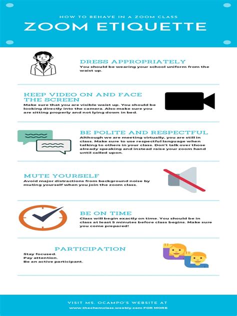 Zoom PNP Room Etiquette: Dos and Don'ts - eyq5evb
