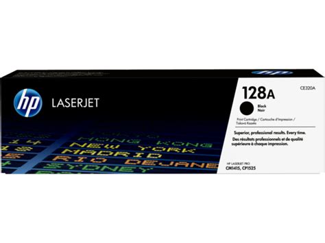 HP 128A Black Original LaserJet Toner Cartridge CE320A