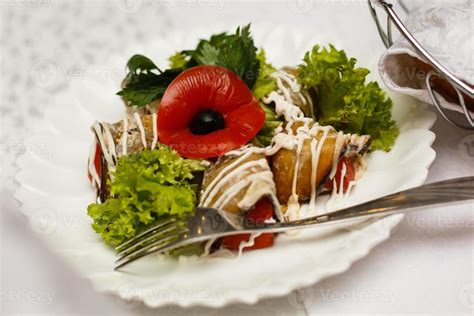 Party Meals On The Table Banquet Table 17658484 Stock Photo At Vecteezy