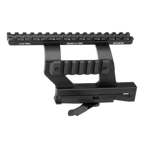 Utg Pro Ak Quick Detach Aluminium 21mm Side Mount Zielgerät Halterung