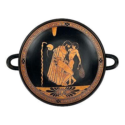 Man With A Boy Homosexual Love Gay Kylix Ancient Greek Pottery EBay