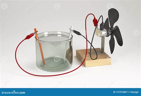 electric motor running  electrical energy  electrolysis