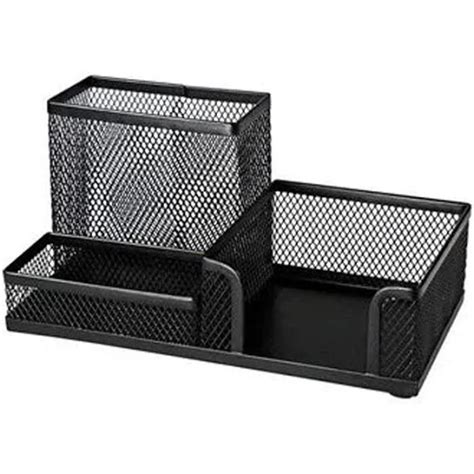 Organizador De Mesa Aramado Preto Keep EI043 Papelaria Criativa