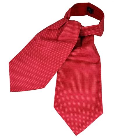 Van Buck Pink Ivory Polka Dot Silk Day Cravat From Ties Planet UK