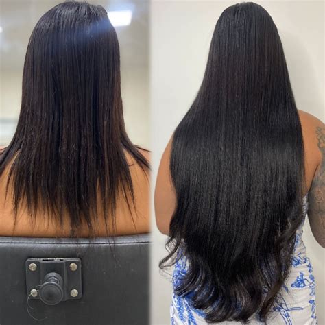 Mega Hair 50 Cm Antes E Depois