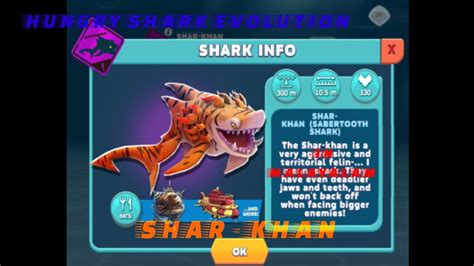 Hungry Shark Evolution Shar Khan Game Play New Shark Unlocked