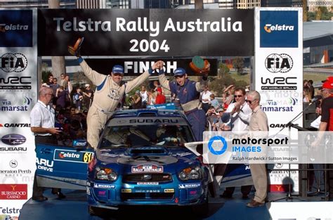 Chris Atkinson Aus With Co Driver Glenn Macneall Aus Subaru Imprexa