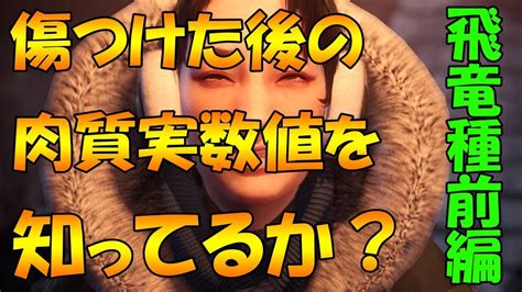 【mhwi】クラッチクローで肉質を軟化させたあとの実数値を調査してみた：飛竜種前編【ゆっくり】 Youtube