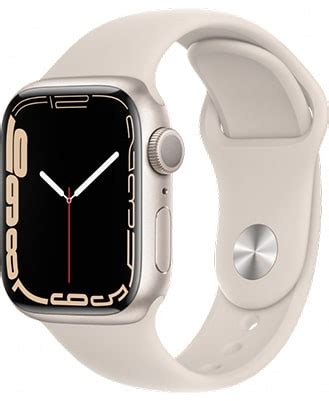 Apple Watch Series 7 41мм GPS Starlight (Спортивный ремешок Сияющая ...