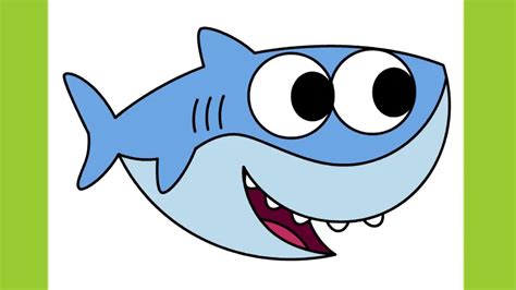 Cute Baby Shark Drawing