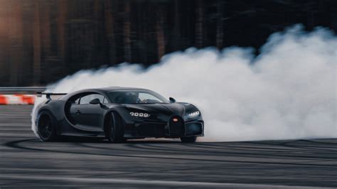 Bugatti Chiron Pur Sport Celebrates Production Milestone By Drifting