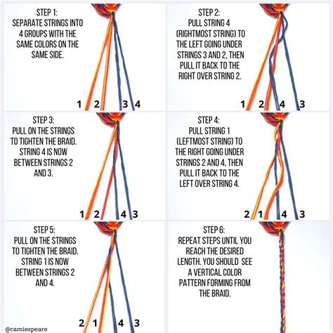 How To Braid 4 Strands Round