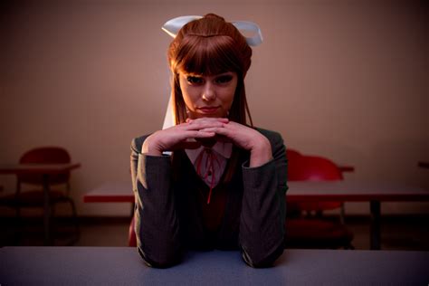 My Monika cosplay! :) : r/DDLC