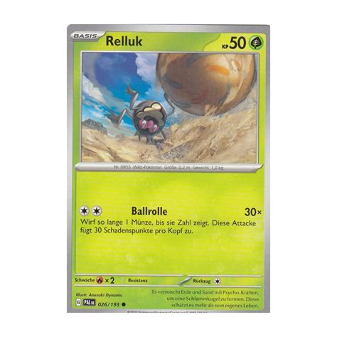 Relluk 026 193 Entwicklungen In Paldea Pokemon Karte Kaufen