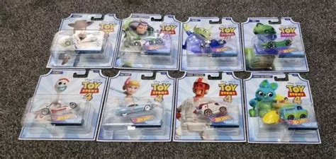 Disney Pixar Toy Story Hot Wheels Collector Character Cars Complete Set Of Picclick Uk