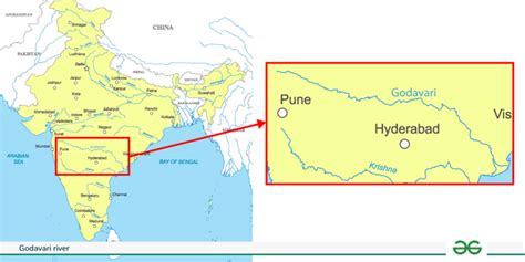 Godavari River - Map, Origin, Length, Tributaries & History - GeeksforGeeks