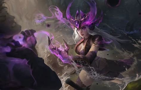 Обои Art League of Legends Skin LoL Syndra на телефон и рабочий