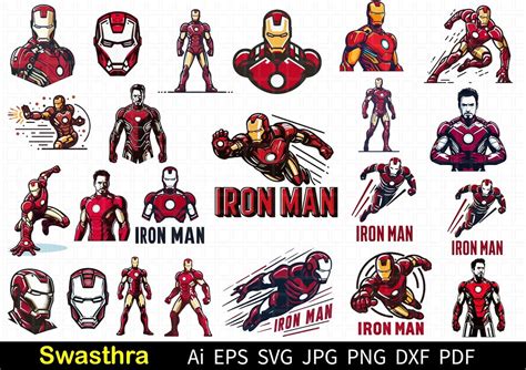 Iron Man Svg Bundle Movie Svg Bundle Superhero Svg Bundle Superhero Silhouettes Svg Comic