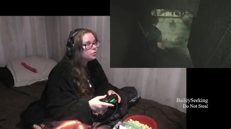 Bbw Gamer Girl Drinks And Eats While Playing Resident Evil Part