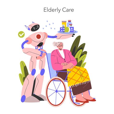 Premium Vector | Robot Assistants Flat Vector Illustration