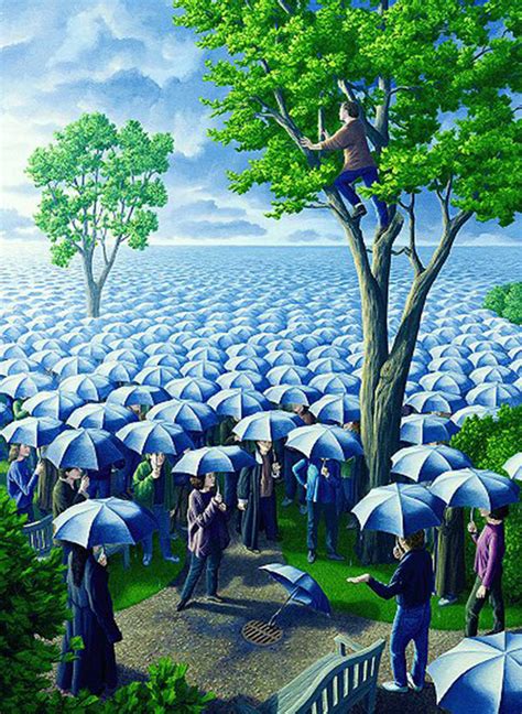 Deluged By Rob Gonsalves An Optical Illusion