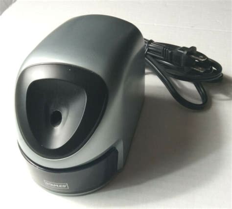 Staples Electric Pencil Sharpener Model 34462 Gray Ebay