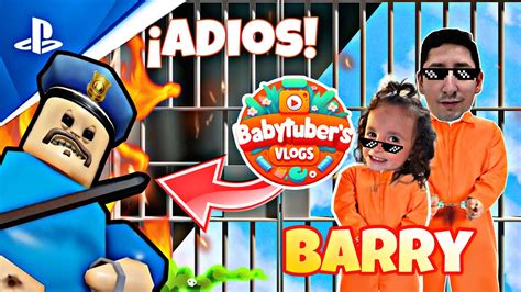 ADIÓS BARRY Escapamos de la PRISIÓN de BARRY EL PEDORRO en ROBLOX