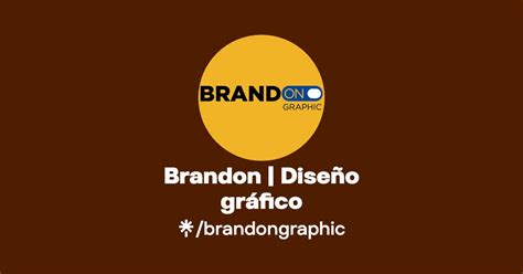 Brandon Diseño gráfico Instagram Facebook TikTok Linktree