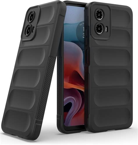 SPAZY CASE® Moto G85 5G Back Cover | Rubber Case with Soft Silicone