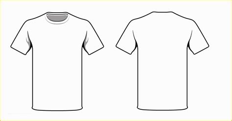 Free Vector Clothing Templates Of T Shirt Layout Vector Download at ...