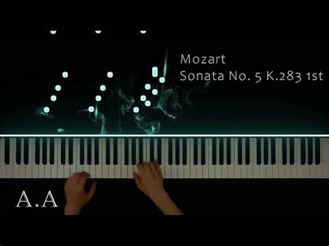 모차르트 소나타 k 283 1악장 Mozart Sonata No 5 in G Major K 283 I