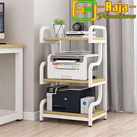 Jual Meja Printer Scanner Dudukan Printer Minimalis Kayu Jati Besi