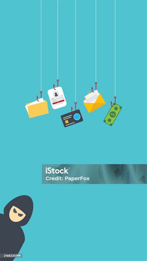 Hackers And Cybercriminals Phishing Identity Theft User Login Password ...