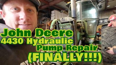 John Deere 4430 Hydraulic Pump Repair Finally YouTube