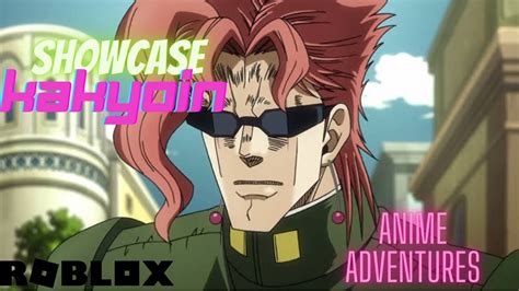 Showcase Kakyoin No Anime Adventures Roblox Youtube