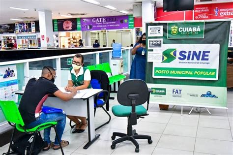 Sine Cuiab Oferta Vagas De Emprego Sal Rios De At R Mil