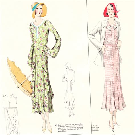 Pdf Of 30s Haute Couture Sewing Pattern Catalog Etsy